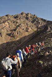 کوهنوردی به قله زشک