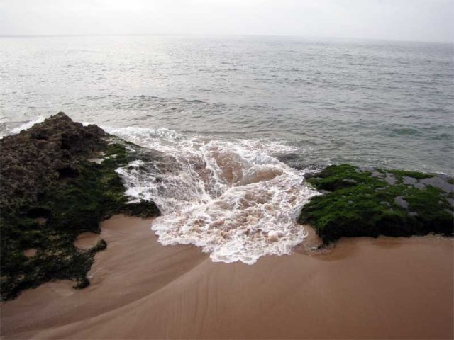 موج خروشان ساحلی